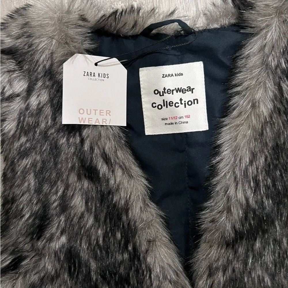 Zara Faur Fur Vest